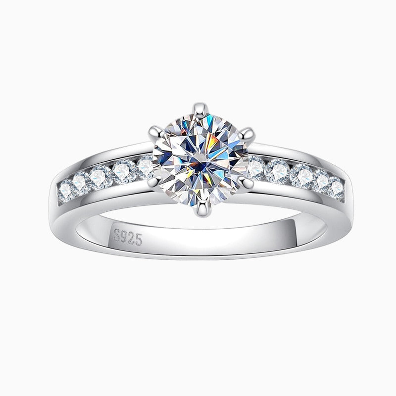 Galaxy Moissanite Ring