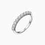 The  18k Gold Plated Half-Wedding Ring from  Azzurie is as bright as a diamond.  Descrição e Detalhes A Meia Aliança é perfeita para adicionar brilho e delicadeza ao seu look. Com design romântico, é ideal para demonstrar seu amor e elegância. Seu acabamento deve ser cuidadosamente elaborado para garantir um toque especial ao seu look. ESPECIFICAÇÕES: Materiais: aço inoxidável banhado a ouro 18kPedras: Pedras MoissaniteEstilo: ClássicoCertificado GRA incluídoHipoalergênico.