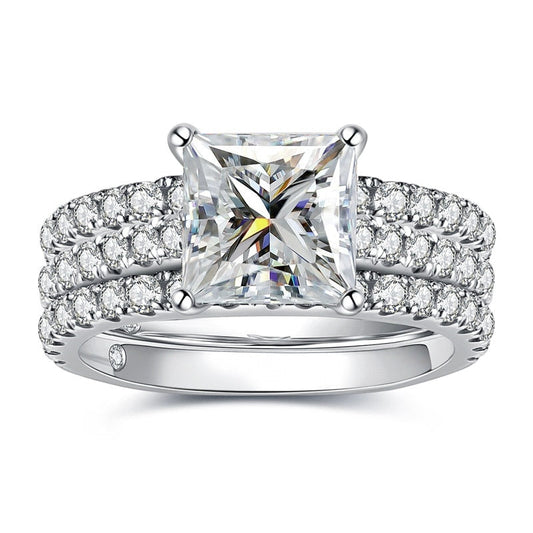 Princess Moissanite Set 