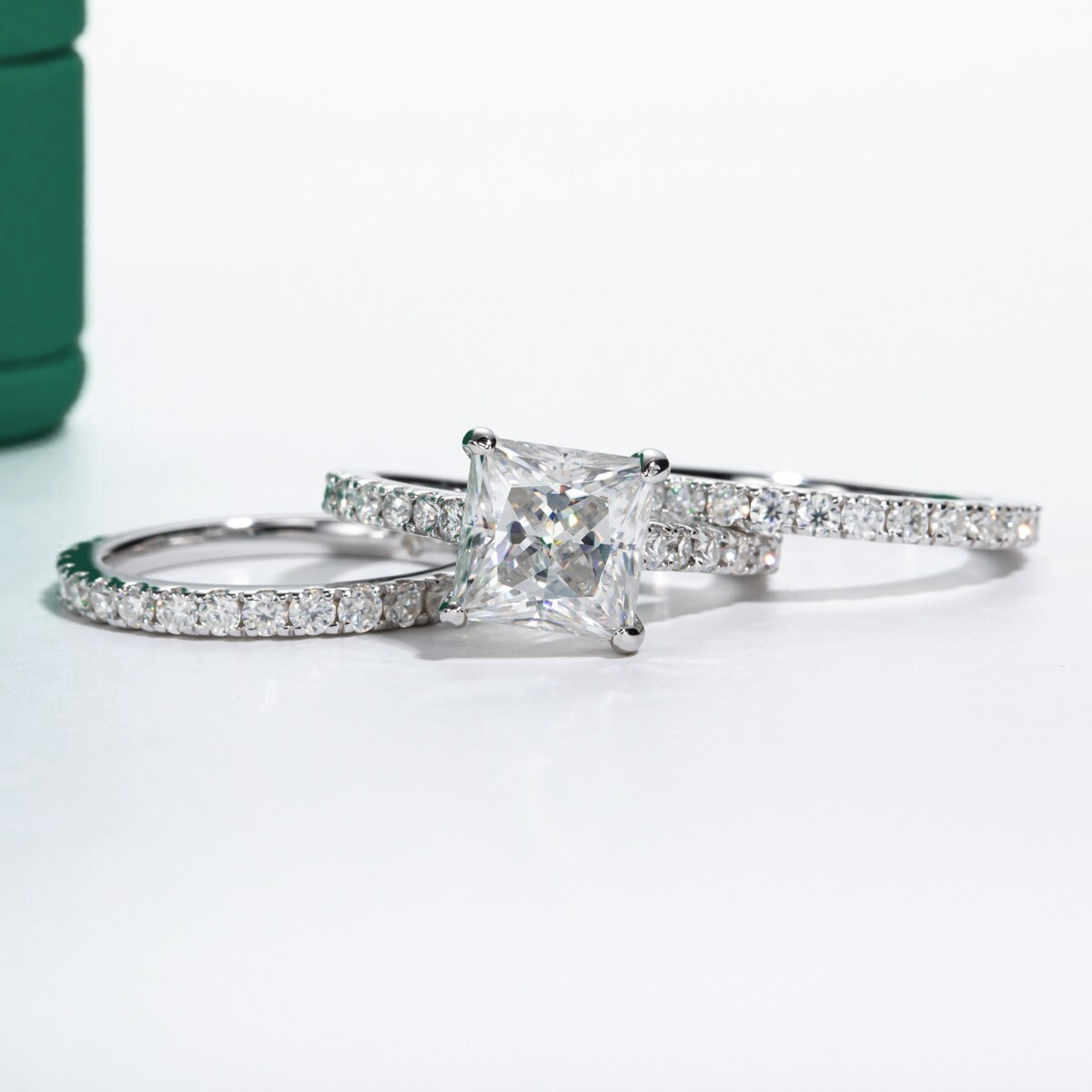 Princess Moissanite Set 