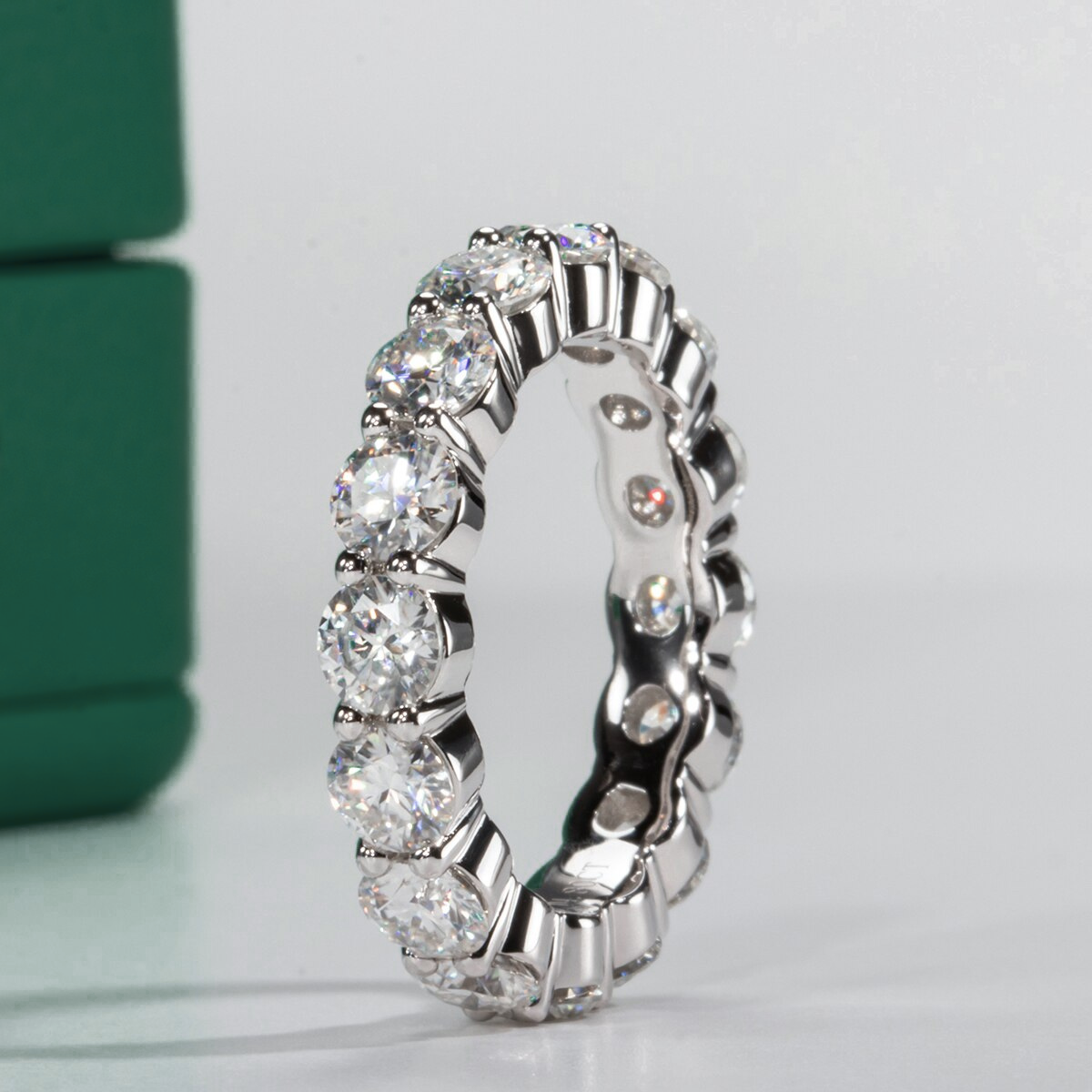 Galaxy Moissanite Wedding Ring