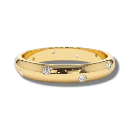 Wedding Ring, Silver Wedding Ring, Engagement Ring, Wedding Ring with Moissanite, Wedding Ring with Certified Moissanite