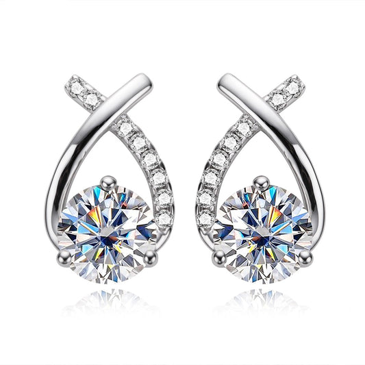 Aurora Moissanite Earring