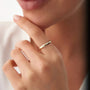 Wedding Ring, Silver Wedding Ring, Engagement Ring, Wedding Ring with Moissanite, Wedding Ring with Certified Moissanite